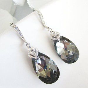 *Swarovski Crystal Earrings for Bridesmaid